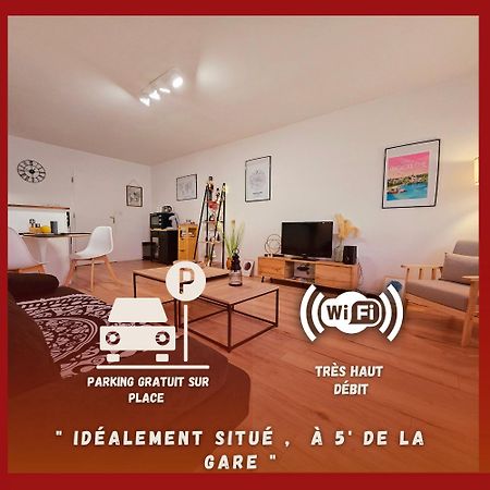 Appartement Cosy Proche Gare - Fibre Optique Et Parking Ангулем Екстер'єр фото